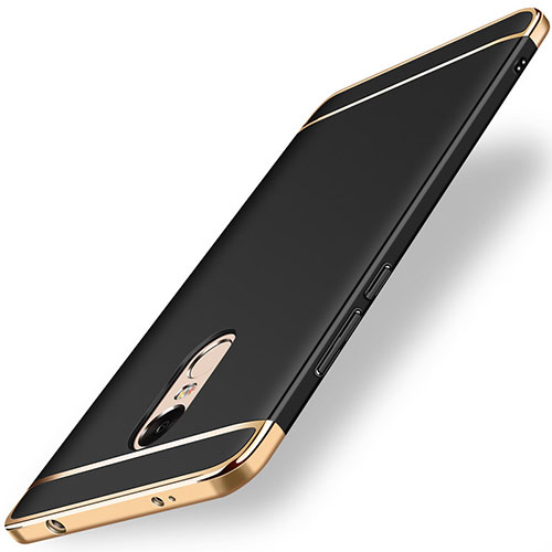 Luxury Metal Frame and Plastic Back Case for Xiaomi Redmi Note 4 Standard Edition Black