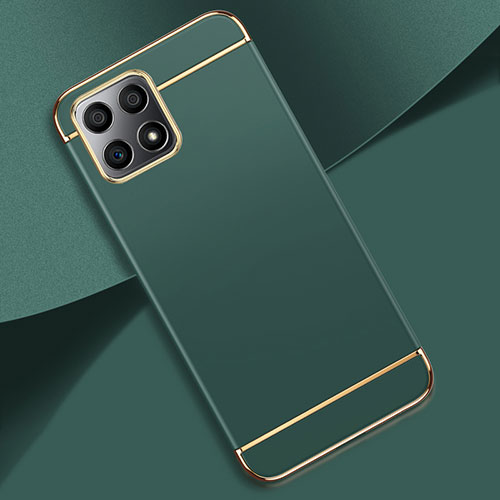 Luxury Metal Frame and Plastic Back Cover Case for Huawei Honor X30i Midnight Green