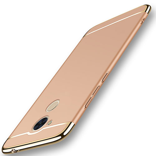 Luxury Metal Frame and Plastic Back Cover Case M01 for Huawei Honor V9 Play Gold