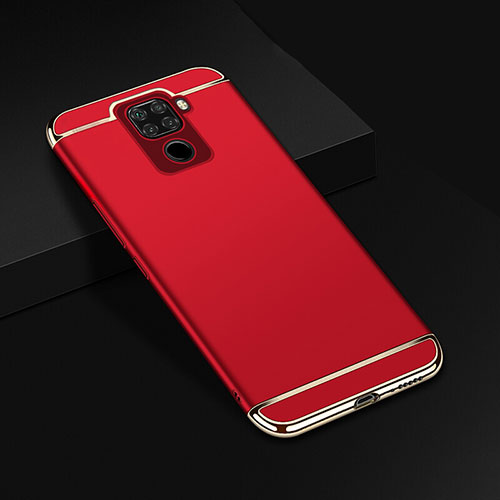 Luxury Metal Frame and Plastic Back Cover Case M01 for Huawei Mate 30 Lite Red