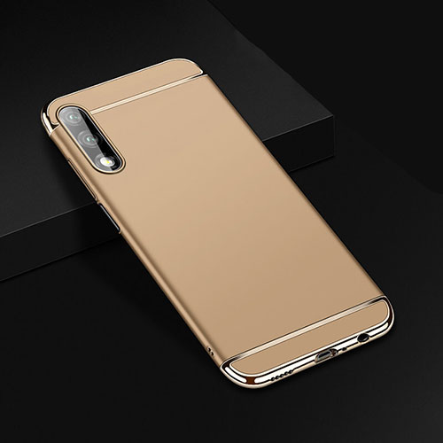 Luxury Metal Frame and Plastic Back Cover Case M01 for Huawei P Smart Z (2019) Gold