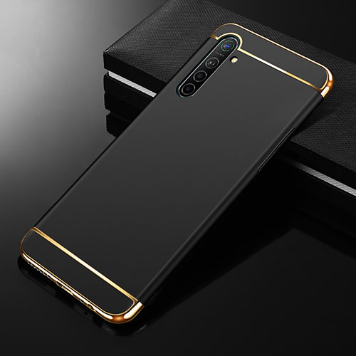 Luxury Metal Frame and Plastic Back Cover Case M01 for Oppo K5 Black
