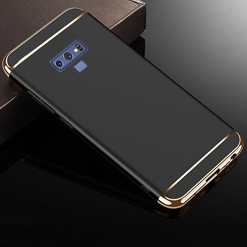 Luxury Metal Frame and Plastic Back Cover Case M01 for Samsung Galaxy Note 9 Black