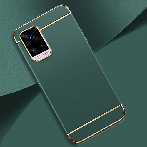 Luxury Metal Frame and Plastic Back Cover Case M01 for Vivo V20 Pro 5G Midnight Green