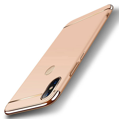 Luxury Metal Frame and Plastic Back Cover Case M01 for Xiaomi Mi 8 Gold