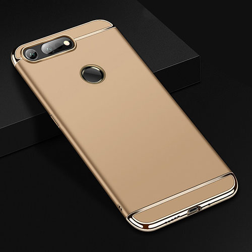 Luxury Metal Frame and Plastic Back Cover Case T01 for Huawei Honor V20 Gold