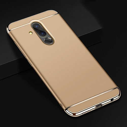 Luxury Metal Frame and Plastic Back Cover Case T01 for Huawei Mate 20 Lite Gold