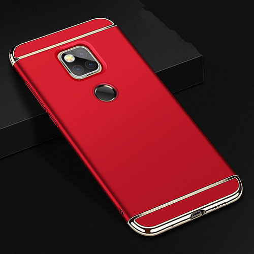 Luxury Metal Frame and Plastic Back Cover Case T01 for Huawei Mate 20 X 5G Red