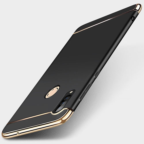 Luxury Metal Frame and Plastic Back Cover Case T01 for Huawei P30 Lite New Edition Black