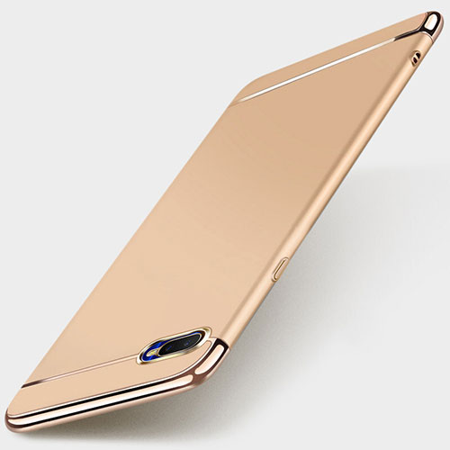 Luxury Metal Frame and Plastic Back Cover Case T01 for Oppo RX17 Neo Gold