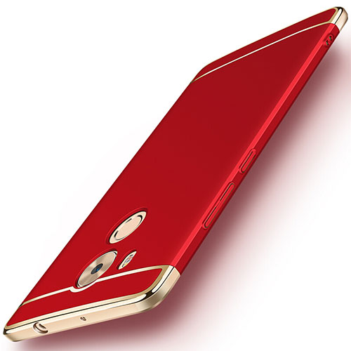 Luxury Metal Frame and Plastic Back Cover for Huawei Mate 8 Red