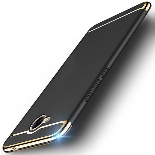 Luxury Metal Frame and Plastic Back Cover for Huawei Y6 (2017) Black