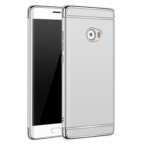 Luxury Metal Frame and Plastic Back Cover for Xiaomi Mi Note 2 Silver