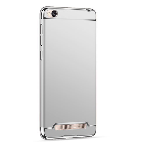 Luxury Metal Frame and Plastic Back Cover for Xiaomi Redmi 4A Silver