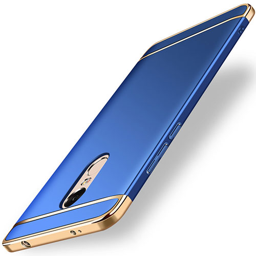 Luxury Metal Frame and Plastic Back Cover for Xiaomi Redmi Note 4 Standard Edition Blue