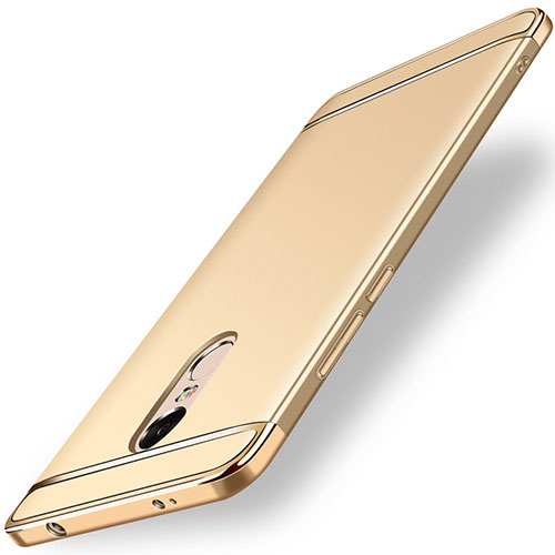 Luxury Metal Frame and Plastic Back Cover for Xiaomi Redmi Note 4 Standard Edition Gold