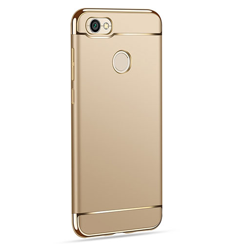 Luxury Metal Frame and Plastic Back Cover for Xiaomi Redmi Y1 Gold