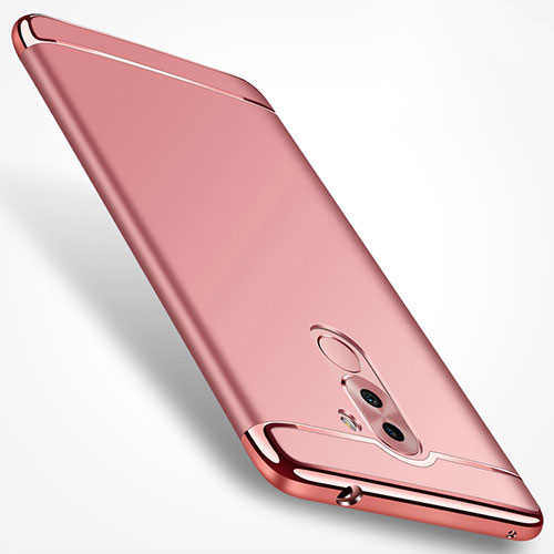 Luxury Metal Frame and Plastic Back Cover M02 for Huawei Mate 9 Lite Rose Gold