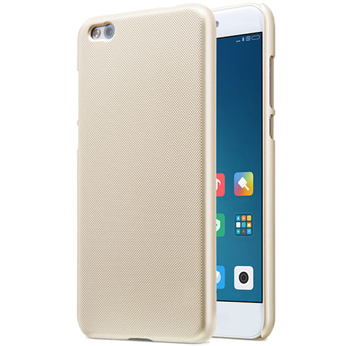 Mesh Hole Hard Rigid Case Back Cover for Xiaomi Mi 5C Gold