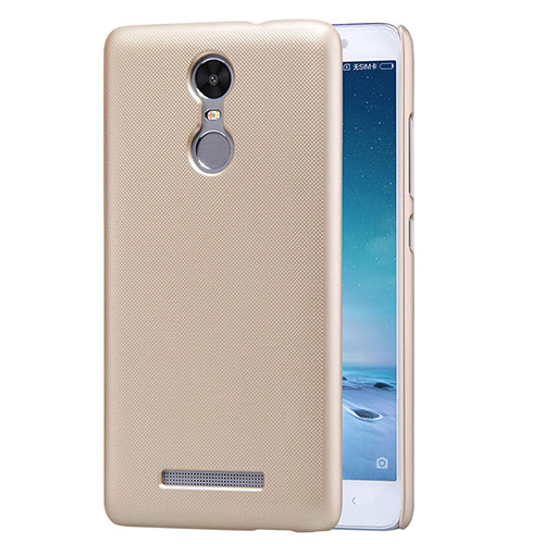 Mesh Hole Hard Rigid Case Back Cover for Xiaomi Redmi Note 3 MediaTek Gold