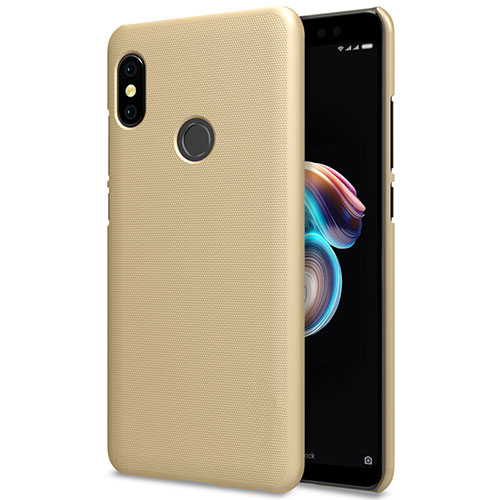 Mesh Hole Hard Rigid Case Back Cover for Xiaomi Redmi Note 5 AI Dual Camera Gold