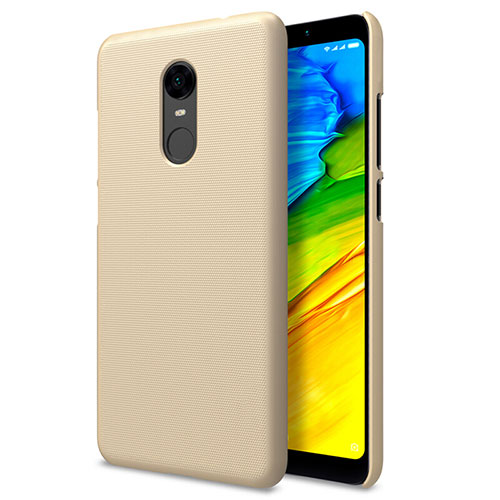 Mesh Hole Hard Rigid Case Back Cover for Xiaomi Redmi Note 5 Indian Version Gold