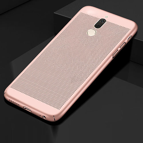 Mesh Hole Hard Rigid Snap On Case Cover for Huawei G10 Rose Gold