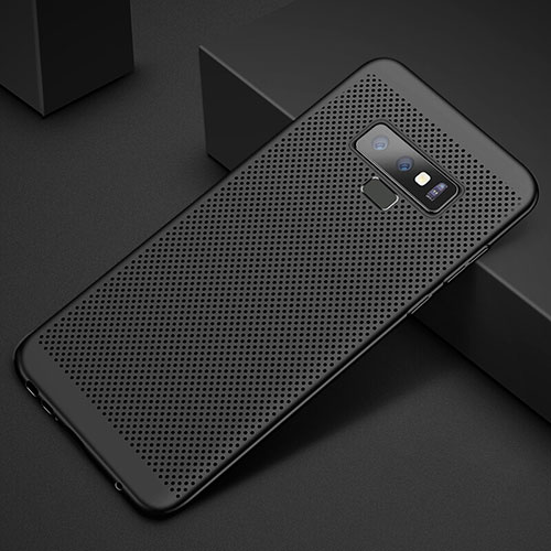 Mesh Hole Hard Rigid Snap On Case Cover for Samsung Galaxy Note 9 Black