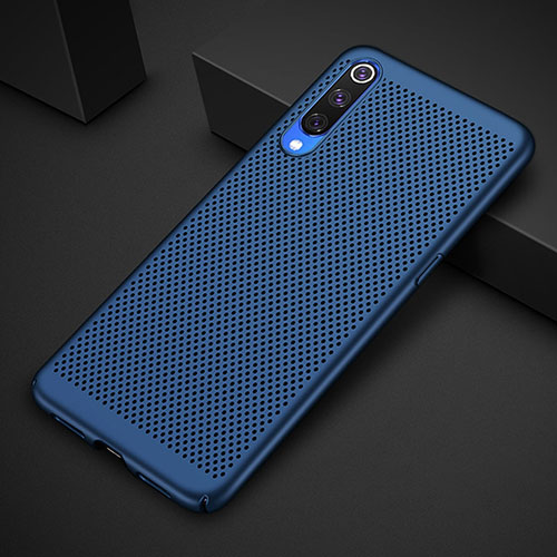 Mesh Hole Hard Rigid Snap On Case Cover for Xiaomi Mi 9 Lite Blue