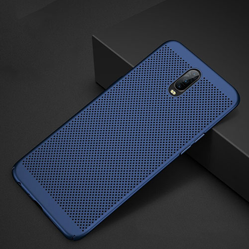 Mesh Hole Hard Rigid Snap On Case Cover W01 for Oppo R17 Pro Blue