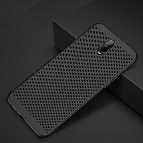 Mesh Hole Hard Rigid Snap On Case Cover W01 for Oppo RX17 Pro Black