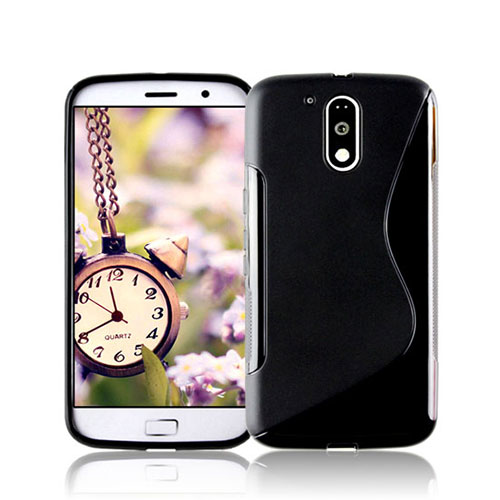 S-Line Gel Soft Case for Motorola Moto G4 Black