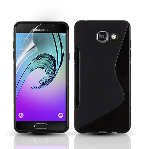 S-Line Gel Soft Case for Samsung Galaxy A3 (2016) SM-A310F Black