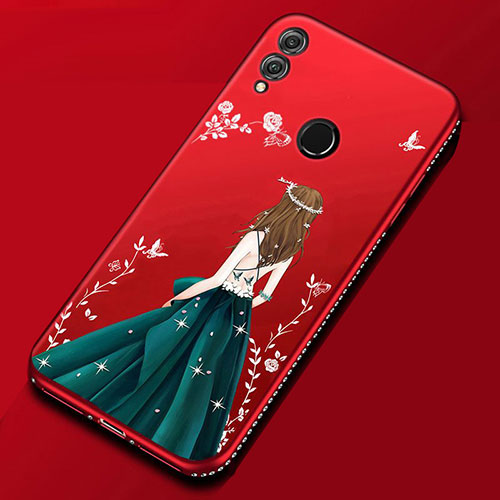 Silicone Candy Rubber Gel Dress Party Girl Soft Case Cover for Huawei Honor View 10 Lite Mixed