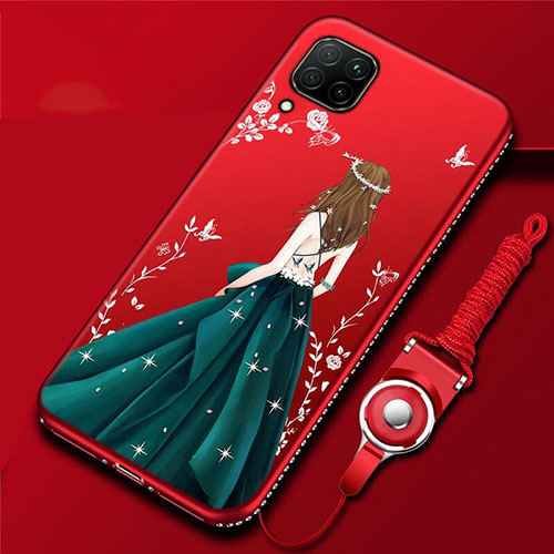 Silicone Candy Rubber Gel Dress Party Girl Soft Case Cover for Huawei Nova 7i Mixed