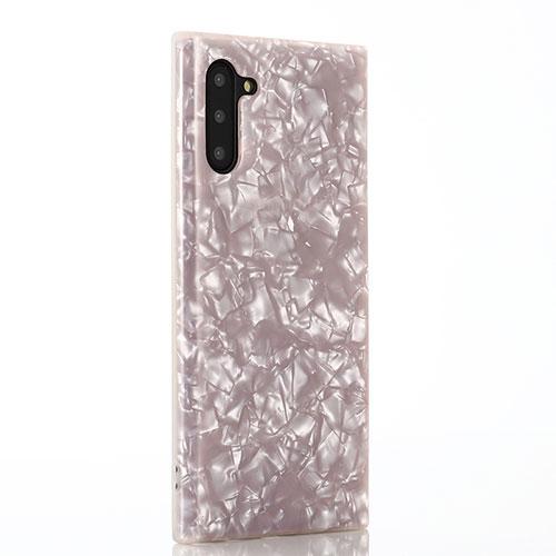 Silicone Candy Rubber Gel Fashionable Pattern Soft Case Cover D01 for Samsung Galaxy Note 10 Pink