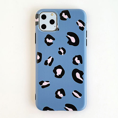 Silicone Candy Rubber Gel Fashionable Pattern Soft Case Cover for Apple iPhone 11 Pro Max Blue