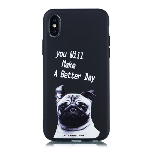 Silicone Candy Rubber Gel Fashionable Pattern Soft Case Cover for Apple iPhone Xs Max Mixed