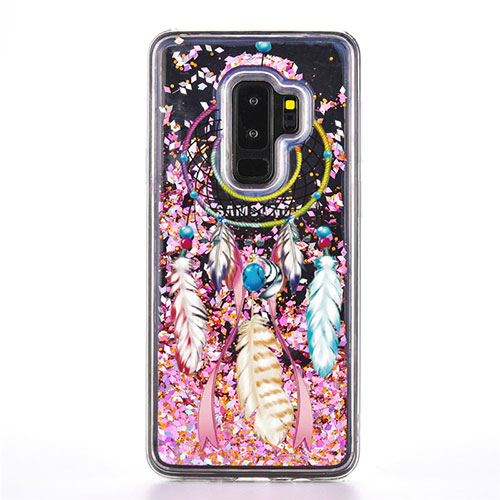 Silicone Candy Rubber Gel Fashionable Pattern Soft Case Cover K01 for Samsung Galaxy S9 Plus Pink