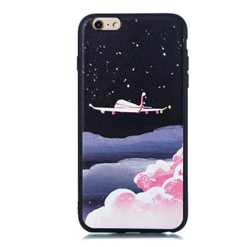Silicone Candy Rubber Gel Fashionable Pattern Soft Case Cover S01 for Apple iPhone 6 Mixed