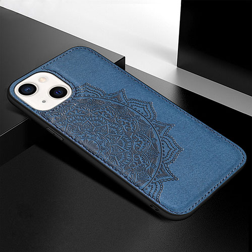 Silicone Candy Rubber Gel Fashionable Pattern Soft Case Cover S05 for Apple iPhone 13 Mini Blue