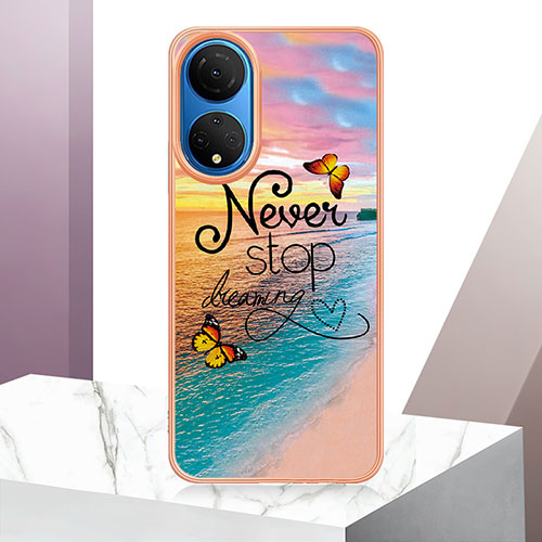 Silicone Candy Rubber Gel Fashionable Pattern Soft Case Cover Y01B for Huawei Honor X7 Mixed