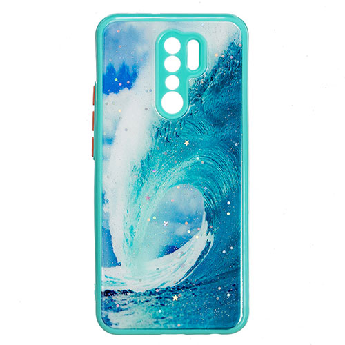 Silicone Candy Rubber Gel Fashionable Pattern Soft Case Cover Y01X for Xiaomi Poco M2 Green