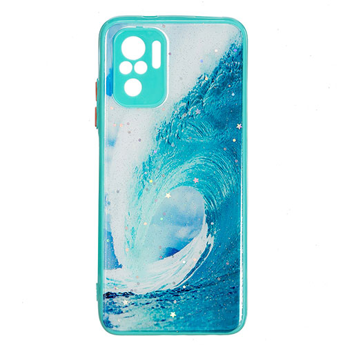 Silicone Candy Rubber Gel Fashionable Pattern Soft Case Cover Y01X for Xiaomi Redmi Note 11 SE India 4G Green