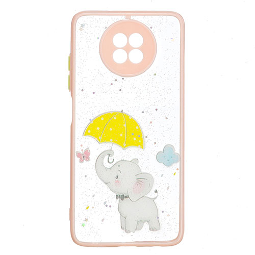 Silicone Candy Rubber Gel Fashionable Pattern Soft Case Cover Y01X for Xiaomi Redmi Note 9 5G Yellow