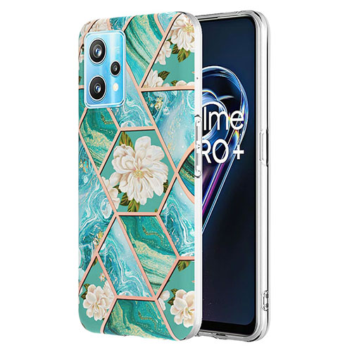 Silicone Candy Rubber Gel Fashionable Pattern Soft Case Cover Y02B for Realme Narzo 50 Pro 5G Green