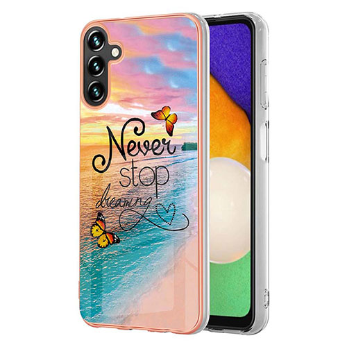 Silicone Candy Rubber Gel Fashionable Pattern Soft Case Cover Y03B for Samsung Galaxy A04s Mixed