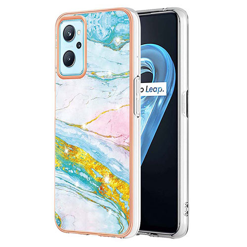 Silicone Candy Rubber Gel Fashionable Pattern Soft Case Cover Y05B for Oppo A96 4G Colorful