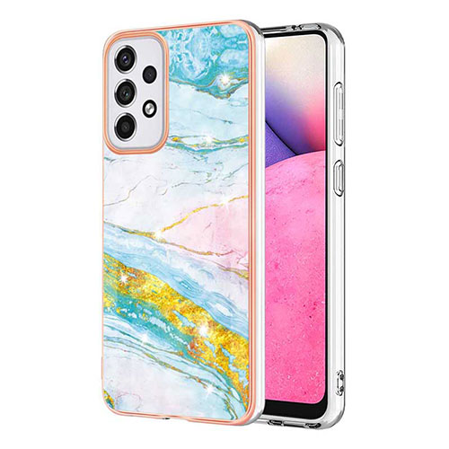 Silicone Candy Rubber Gel Fashionable Pattern Soft Case Cover Y05B for Samsung Galaxy A33 5G Colorful