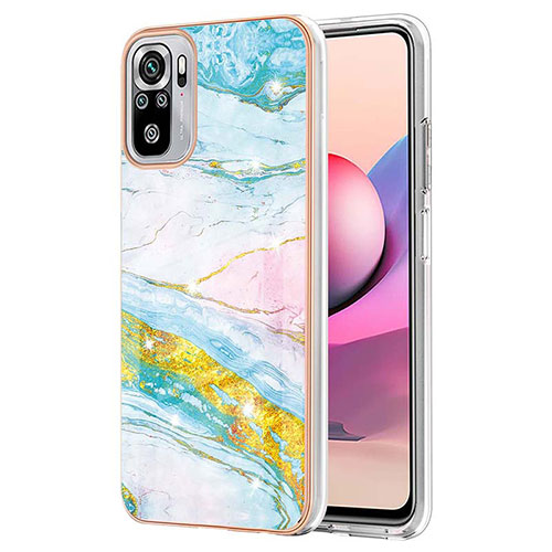 Silicone Candy Rubber Gel Fashionable Pattern Soft Case Cover Y05B for Xiaomi Redmi Note 10S 4G Colorful